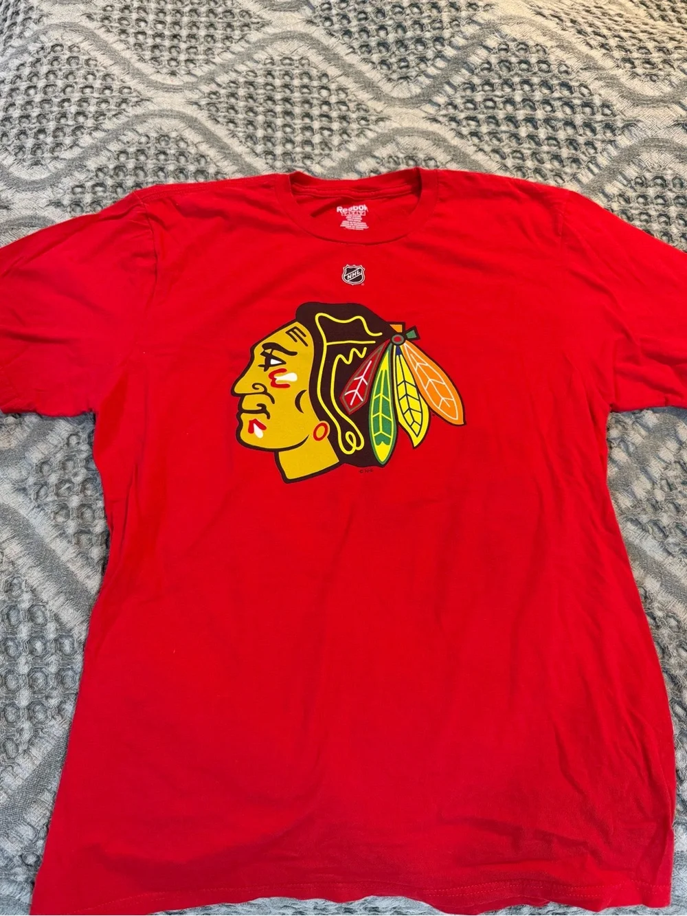 Reebok Chicago Blackhawks Patrick Kanes #88 Graphic Tee